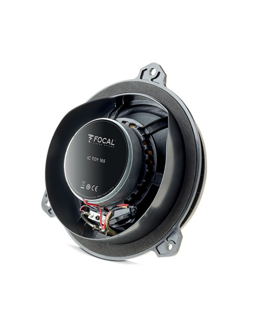 Focal IC-TOY-165 6.5 Inch 2 Way Coaxial Speakers Compatible with Toyota, Lexus and Subaru